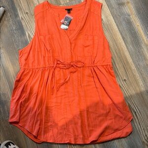TORRID NWT Orange Sleeveless Top size 2X